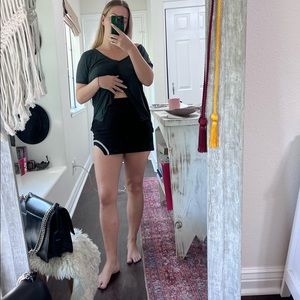 Zara Black Mini Skirt with Rhinestones